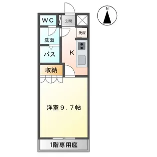 エバービレッジ【103号室】の間取り