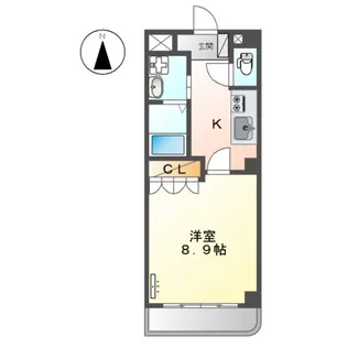 HOLST【00301号室】の間取り