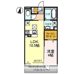 D.セジール【1階】の間取り