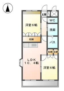 雲雀(ひばり)【1階】の間取り