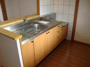 スマイルハイム【203号室】のキッチン