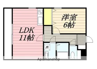 ディアコーポ大保【3階】の間取り