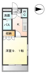 シャルマンロディ【101号室】の間取り