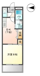 エクセレンス小森野【2階】の間取り