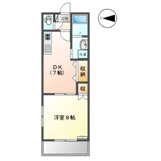 エクセレンス小森野【2階】の間取り
