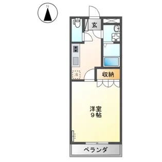 COZY HILLS【2階】の間取り