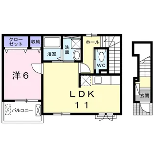 アルタイル【2階】の間取り