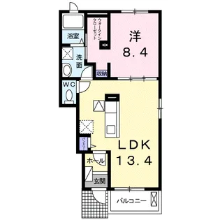 アルモニー Ⅱ【1階】の間取り