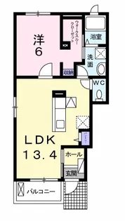 グレイスサクラ【1階】の間取り