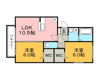 L’ESPOIR【3階】の間取り