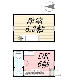 佐賀県鳥栖市西新町【アパート】の間取り