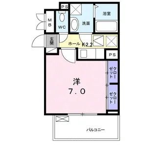ガーデンハウス トキ【1階】の間取り