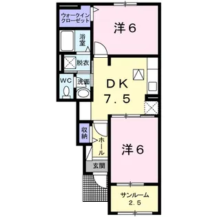 グラン・シャリオ【1階】の間取り