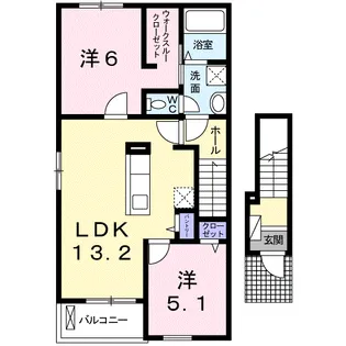 MAISON SATSUKI【2階】の間取り