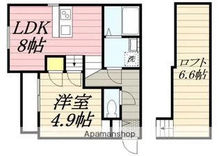アルヴィータ基山【1階】の間取り