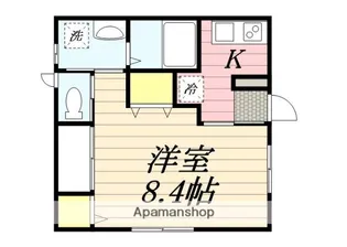 ONE CUBE【102号室】の間取り