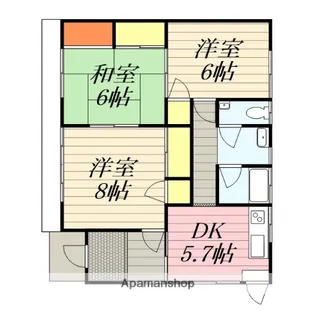 福岡県うきは市吉井町富永【一戸建】の間取り