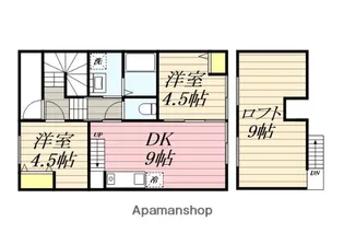 グランステイツ小郡【201号室】の間取り