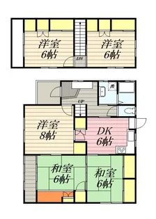 福岡県小郡市寺福童【一戸建】の間取り