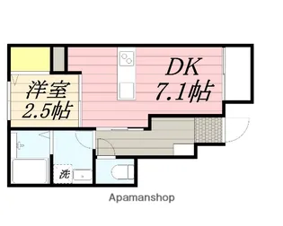 PREVOYANCE甘木駅前Ⅱ【105号室】の間取り