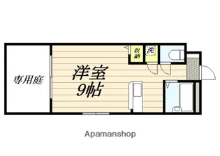 パープルハイツ【1階】の間取り