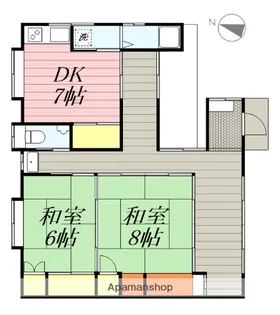 佐賀県三養基郡上峰町大字坊所【一戸建】の間取り