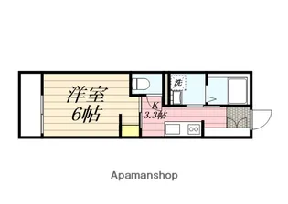 クランク小郡【202号室】の間取り