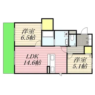 ヴェル ドミール【1階】の間取り