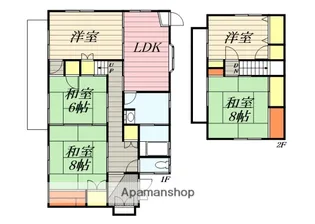 福岡県久留米市田主丸町豊城【一戸建】の間取り