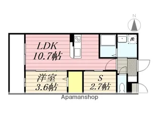 LIFEFIELD小郡Ⅱ【3階】の間取り