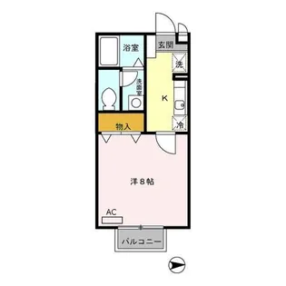 ヴェルメゾン A棟【1階】の間取り