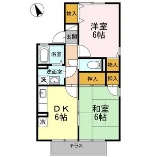 グランドール C棟【1階】の間取り