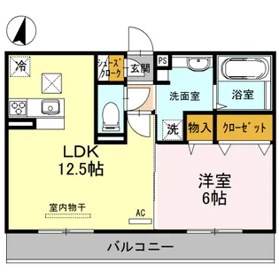 SAKURAⅡ【1階】の間取り