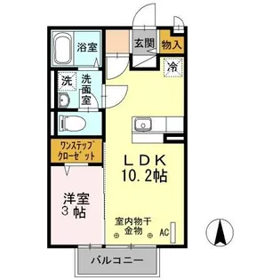グランベリーK【2階】の間取り