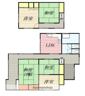 福岡県うきは市吉井町【一戸建】の間取り