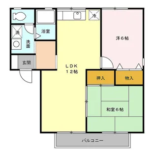 プレジール千塔【2階】の間取り