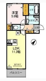 カーサステラII【1階】の間取り