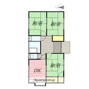 福岡県久留米市田主丸町田主丸【一戸建】の間取り