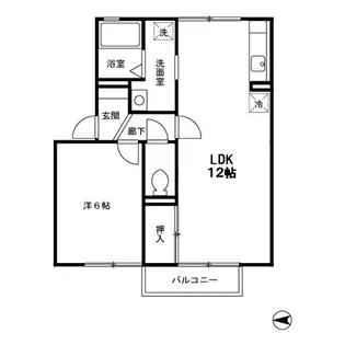 ルミエールヒルズ【2階】の間取り