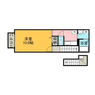 ルミエール 朝倉【2階】の間取り