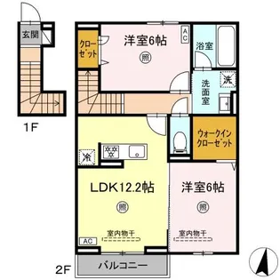 グラン・ルーチェ【203号室】の間取り