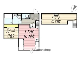 佐賀県鳥栖市儀徳町【アパート】の間取り