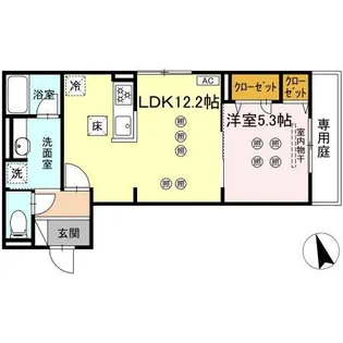 NEW LIFE大保【1階】の間取り