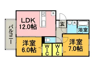 トータスモア伍番館【1階】の間取り