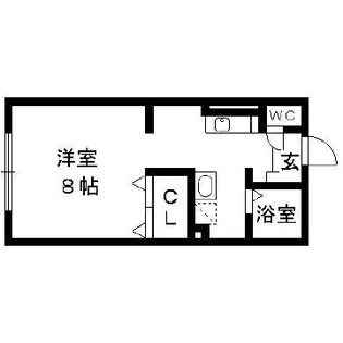 ロイヤルパーク蔵上【1階】の間取り