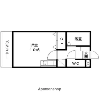 佐賀県鳥栖市今泉町【アパート】の間取り