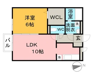 リーベン ルーチェ【2階】の間取り