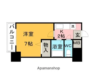 福岡県小郡市小板井【マンション】の間取り
