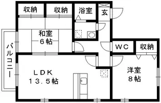 リージャ・パレ B棟【103号室】の間取り