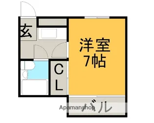 福岡県筑紫野市原田2丁目【アパート】の間取り
